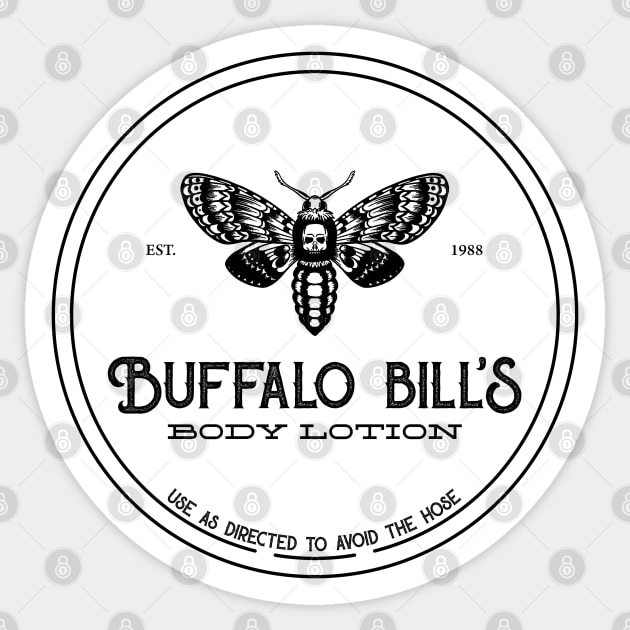 Buffalo Bill's Body Lotion Sticker by AngryMongoAff